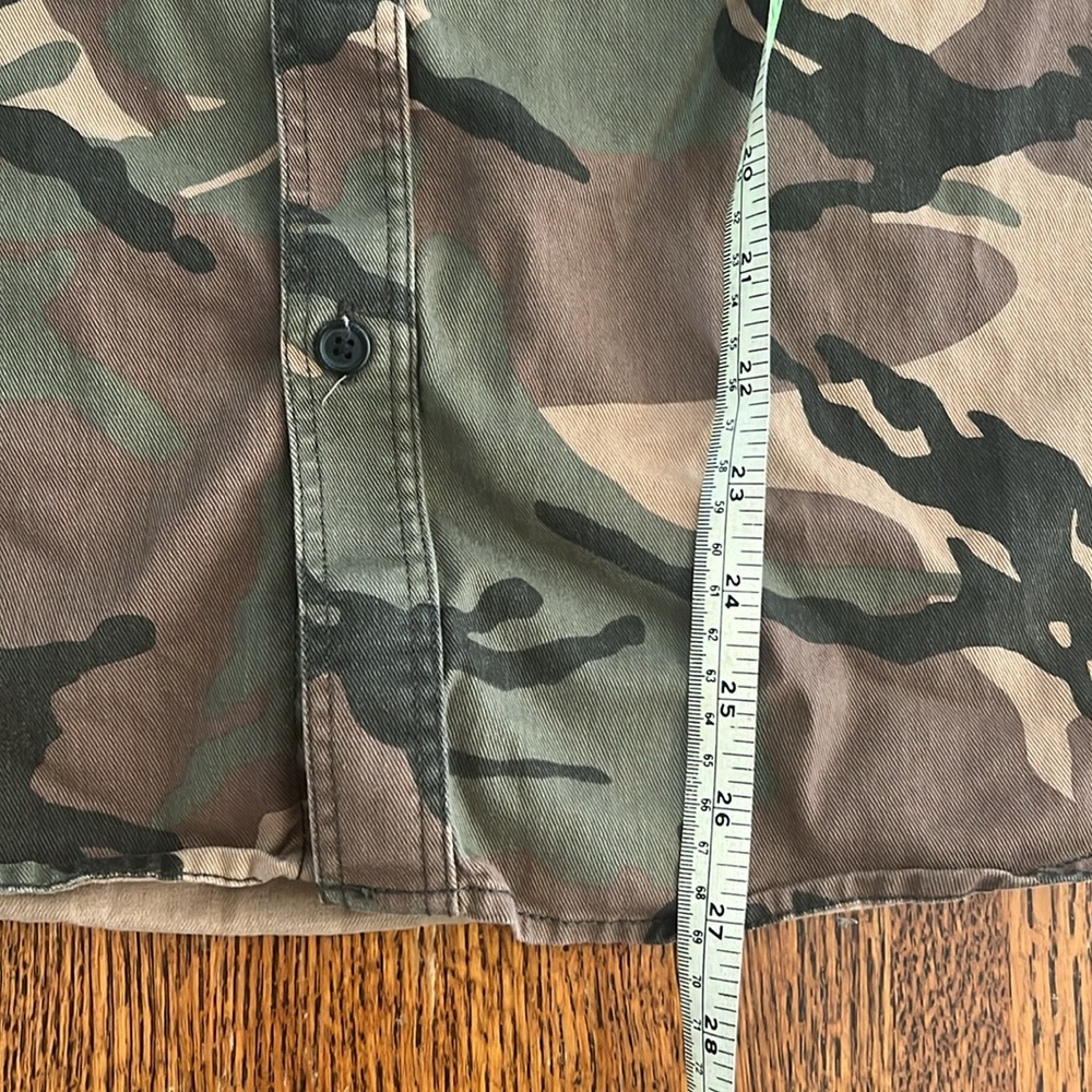 Old Navy Men’s Camouflage Long Sleeve Shirt 100% Cotton SZ XL - Picture 3 of 9